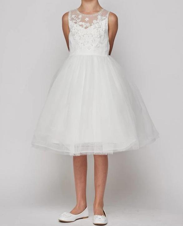 teens white dress